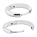 Charisma 18G Hypoallergenic Stainless Steel Hoop Earrings Huggie Earrings Ear Piercings for Mens Womens 4 Pairs