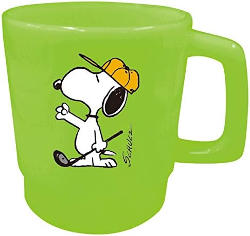 Ohnishi Ken Manufacturing Peanuts Snoopy Plastic Mug (Golf) 350ml PA-520