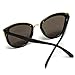 WearMe Pro Womens Cat Eye Mirrored Reflective Lenses Oversized Cateyes Sunglasses