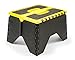 Camco 43637 Plastic Folding Step Stool with Non-Skid - Black/Yellow