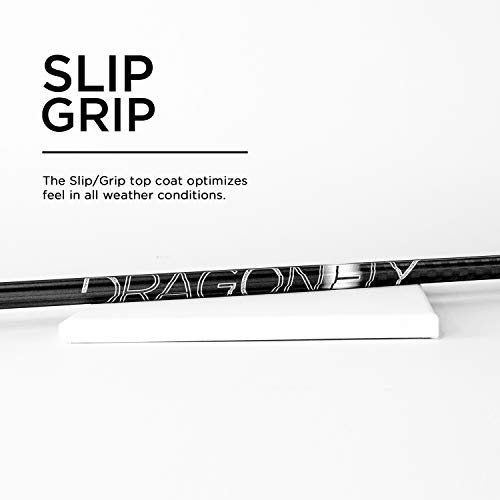 Epoch Dragonfly Elite Defense/LSM Lacrosse Shaft Mid-Flex iQ8 Concave Carbon Black