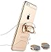 Ring for Phone, WizGear Universal Ring Holder Grip with Stand Holder for Any Smartphones and Device with 2 Base Mounts (Gold)