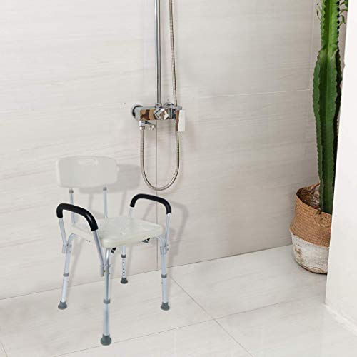 Orcbee_Medical Tool Assembly Spa Bathtub Adjustable Shower Chair for Elderly Handicap (D) - Thumbnail 2