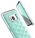 Clayco Galaxy S8+ Plus Case, [Helios Series] Premium Hybrid Protective Case for Samsung Galaxy S8+ (Green/Silver)