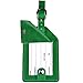 Luggage Tags,Business Card Holder 2pcs/set Travel ID Bag Tags Green
