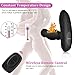 Vibrating Butt Plug Rotating Anal Sex Toys 16-Mode Rechargeable Prostate Massager Vibrators with Remote Control and Rotation and Heating Function for Men and Women