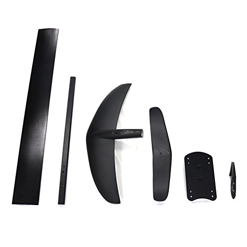 YCSPORT Aluminum&Carbon Fiber Hydrofoil for Kiteboard Ocean Windsurfing Foil Black