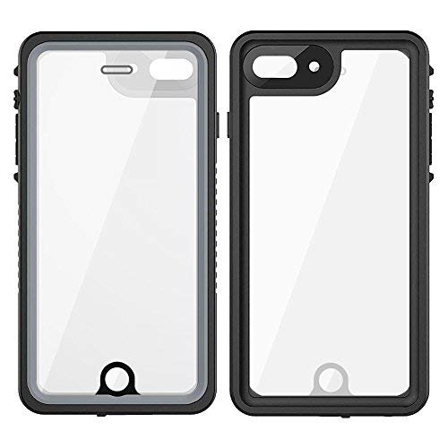 IEVEI Waterproof Case for iPhone 7 Plus/8 Plus 5.5inch, Shockproof Underwater Case with Floatable Strap