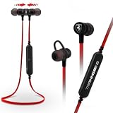 FERRARI ORIGINAL TRAINING BLUETOOTH EARPHONE RED AND BLACK LOGO SILVER