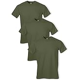 SOFFE Unisex Adult Military Cotton Tee (3-Pack)