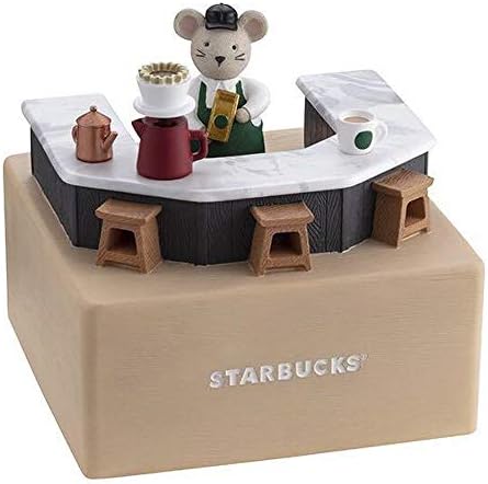 ネズミ店員のオルゴール ねずみ ネズミ 鼠 子 海外 台湾 Starbucks スターバックス スタバ グッズ Ospacp