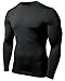 CLSL TM-R21-BB_Large Tesla Men's Thermal Coldgear Compression Baselayer Long Sleeve Top R21/R34