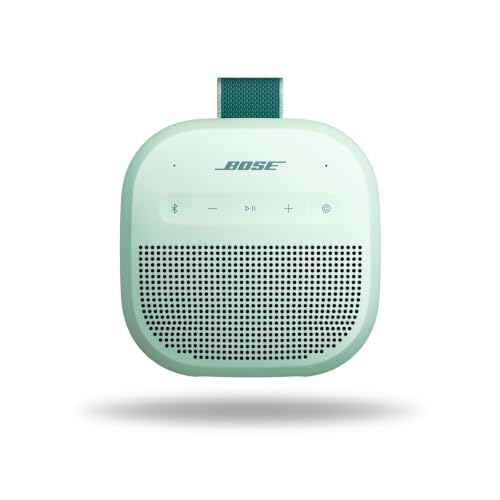 Bose SoundLink Micro Portable Bluetooth Speaker (2nd Gen), Wireless Outdoor Speaker, Up to 12 hours Battery Life, Waterproof and Dustproof, Dewdrop Mint - Limited Edition