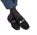 Duna Men's Ultra thin Breathable Cotton Dress Socks, 5-pack,Black,X-Large
