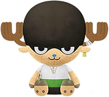 Amazon ワンピース でっかいまねっこチョッパーぬいぐるみ ロロノア ゾロ A 約25cm アニメ 萌えグッズ 通販