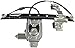 Dorman 741-890 Rear Driver Side Power Window Regulator and Motor Assembly Compatible with Select Chevrolet / GMC / Isuzu Models
