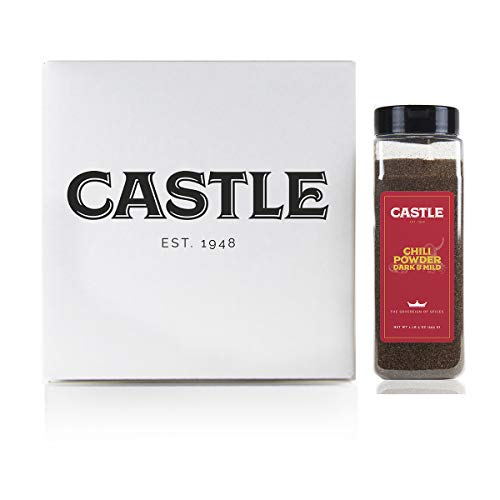 Castle Foods |Chili Powder Dark & Mild Blend 21 oz Premium Restaurant Quality