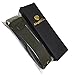 KingMoore Nylon Belt Outdoor Men's Military Tactical Belt Casual Belt Metallic Automatic Buckle Webbing Belts (Black, Medium)