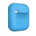 EloBeth for PodSkinz AirPods Case Protective Silicone Cover, AirPods Cover and Skins Shock Proof Protective for Apple Airpods Charging Case (Blue)