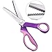 Goodes Pinking Shears, Handled Professional Stainless Steel Dressmaking Sewing Scissors for Thin Fabrics Linings Leather Paper and Craft (Serrated)