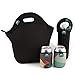 Nordic By Nature LARGE Neoprene Lunch Bag Set | Large & Thick Insulated Tote | 8 Design Options | Heavy Zipper & Premium Stitching | 13 x 12.5 x 6.5