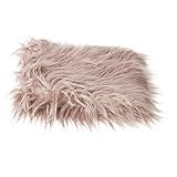 OULII Baby Photo Props Soft Fur Quilt Photographic Mat DIY Newborn Baby Photography Wrap-BAby Photo Props Favors (Khaki)
