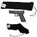 DecoyPro Gun Socks for Handguns with Gun ID – Gun Socks for Pistols – Silicone Treated Breathable Moisture Wicking Gun Sock Black