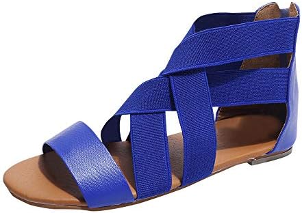 DAYSEVENTH Causal Walking Beach Peep Toe Flat, Women Ladies Summer Low Flat Heel Flip Flops Slippers Beach Sandals Shoes