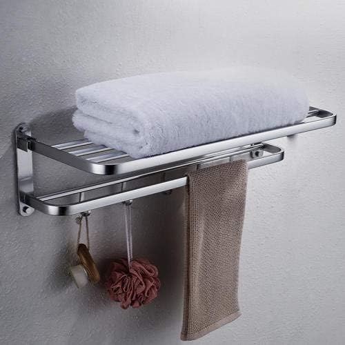 ZNZ Accesorios de baño Toallero plegable Toallero Space Rack ...