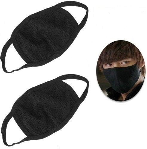Shoppecruise Masker Anti Dust/Pollution Mouth Washable and Reusable Half Face Bike Riding Mask (Black)