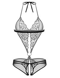 Body de encaje para dama, diseño de osito en V