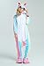 Taiyi Homewear Childrens Unicorn Plush One Piece Onesie Cosplay Animal Costume (12Yrs(height 59