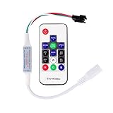 BTF-LIGHTING WS2811 and WS2812B DC5-12V 14keys Wireless RF Led RGB Controller 300 Kinds of Changes Digital Color LED Light Pixel Strip modules