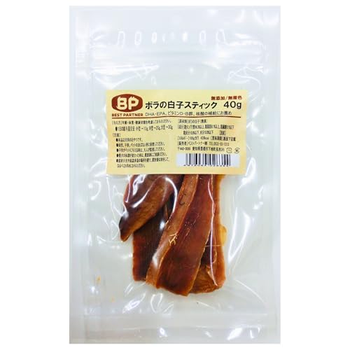 【毎日のご褒美を、ワンランク上へ】ベストパートナー ボラの白子スティック 犬用おやつ 毎日のご褒美用