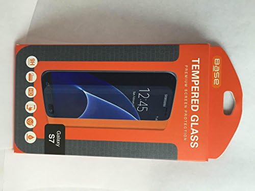 Base Samsung Galaxy S7 Tempered Glass Screen Protection - Scratch Proof, Beveled Edge, HD Clarity, Easy Install