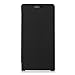 kwmobile Practical and chic FLIP COVER case for Huawei Ascend P6 in black