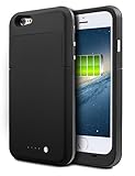 iPhone 6S Battery Case, HianDier 3800mAh Extended Rechargeable Battery Case iPhone 6 / 6S Power Bank Cover Portable Charger Battery Pack for iPhone 6 / 6S 4.7''-Black