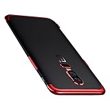 Oneplus 6 Case, Vinve - Metal Electroplating Technology -Slim Ultra-Thin Tpu Case Soft Silicone Skin protective Cover for Oneplus 6 (Red)