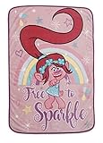 Trolls Toddler Coral Plush Blanket 