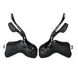 Lixada Bike Shifter Lever Front Rear Derailleur Set 8S / 9S / 10S Road Bike Brake Lever with Inner Shift Cable