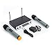 ARCHEER VHF Wireless Microphone System, Handheld Professional Home KTV Set with Dual Channel Handheld Microphone for Conference, Karaoke, Recording, YouTube, Evening Party