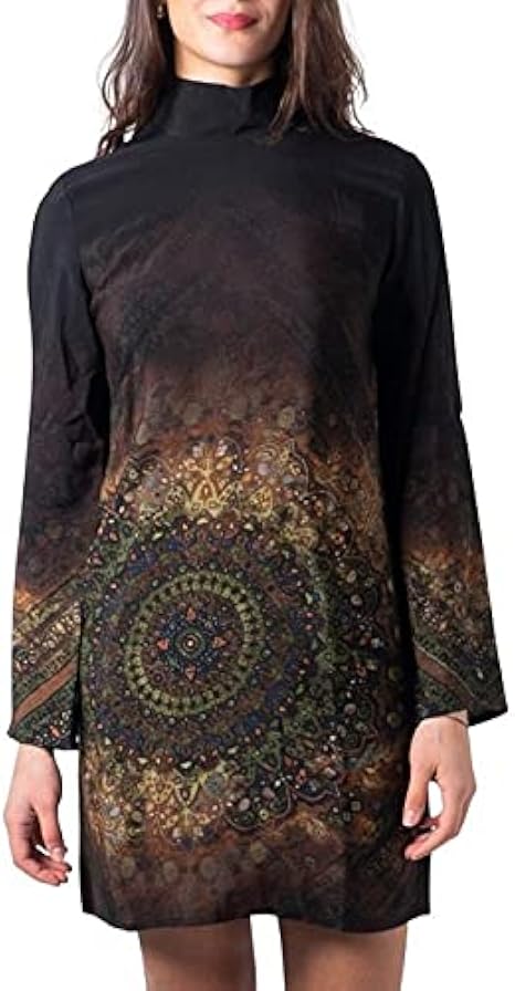 Desigual Damen Kleid (mini) 20V2141, Gr.40 (L) (ES 42), Schwarz (Negro