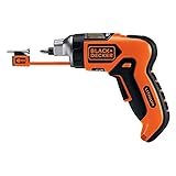 BLACK+DECKER 4V MAX Cordless Screwdriver with Screw