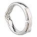WDTZ TSHIRT Sexxx C-óck Ring Adult Sexvc-Tóys Metal C-óck Ring Glans Ring Adjustable Size Magnetic Sheath Compound Male Circumcision Ring V Type Pê-nis Ring Sexvc-Tóys for Men,Silver,M 26 to 29