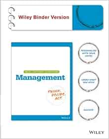 Management 1e Binder Ready Version Wileyplus