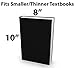 Book Sox Stretchable Book Cover: Standard Size 6 Print Value Pack. Fits Smaller/Thinner Hardcover Textbooks up to 8x10. Easy to Install, Adhesive-Free, Nylon Fabric Protector for School. Wash & Re-Use