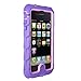 Apple iPhone 4 iPhone 4s Drop Tech Purple Gumdrop Cases Silicone Rugged Shock Absorbing Protective Dual Layer Cover Case