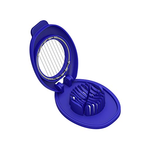 Egg Slicer with Stainless Steel Wire Blue