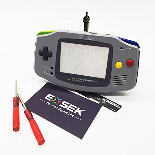 EXSEK Limited SFC Edition GBA Housing Shell Pack Compatible with Gameboy Advance (SFC) - Thumbnail 3