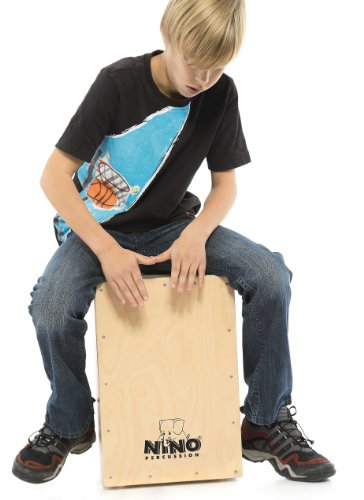 Nino Percussion NINO952 17.75-Inch Birch Cajon, Natural Finish